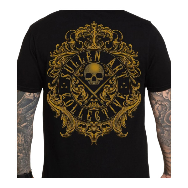 Sullen Clothing Filigree Badge Tee - Jet Black