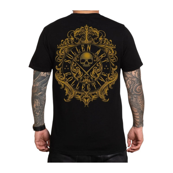Sullen Clothing Filigree Badge Tee - Jet Black